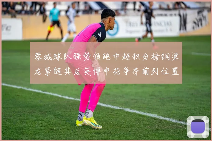 蓉城球队强势领跑中超积分榜铜梁龙紧随其后英博申花争夺前列位置
